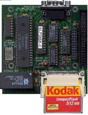 Photo of the Disk/UART/RTC card