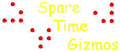 [logo: three Life Game glider patterns surrounding the text "Spare Time Gizmos"]